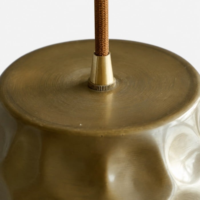 American Metal Lamps - Hanglamp van gehamerd messing voor keukeneiland HL3740