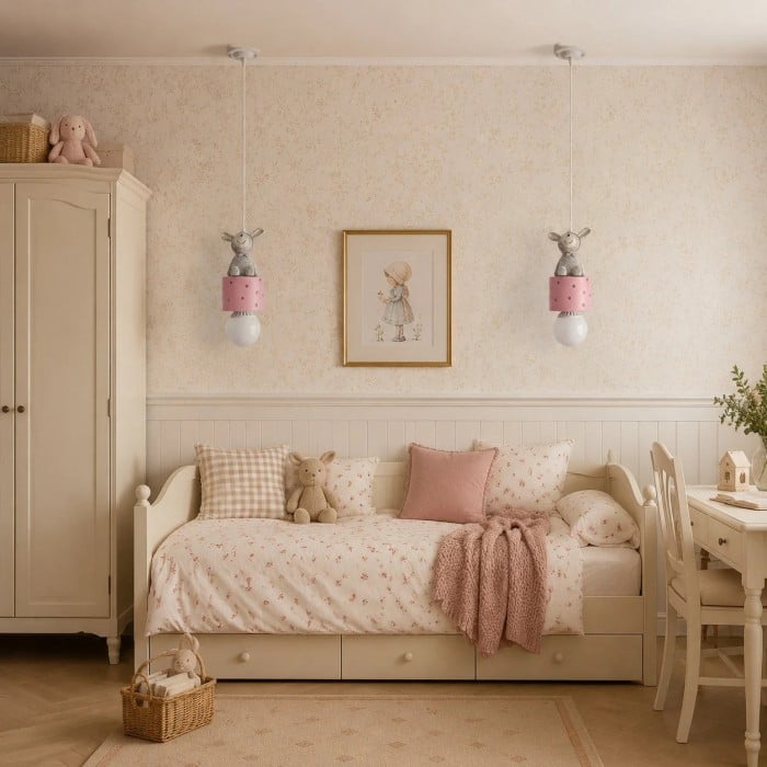 Hanglamp met dierenprint in geschenkdoos voor kinderkamer HL3949
