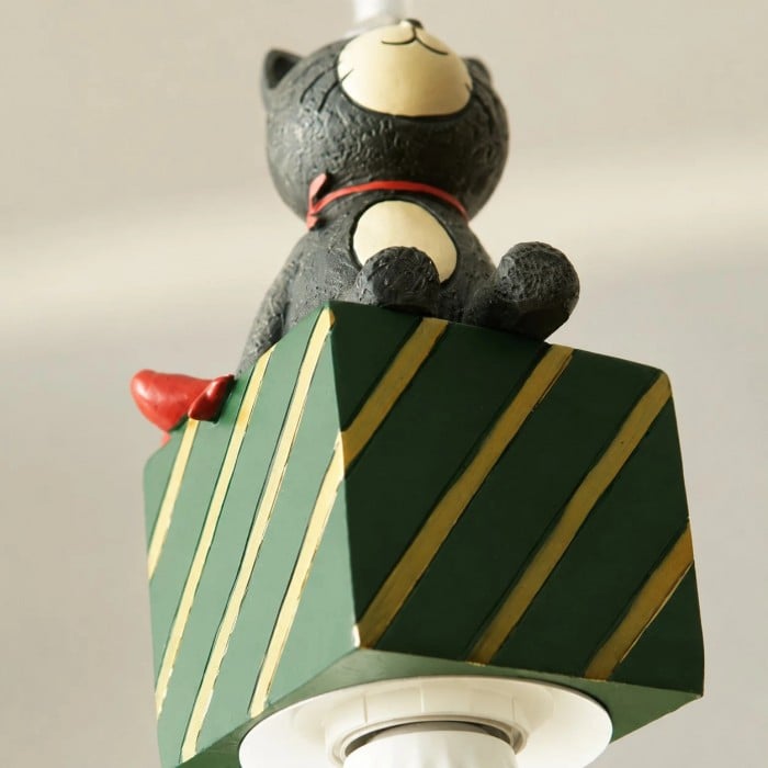 Hanglamp met dierenprint in geschenkdoos voor kinderkamer HL3949