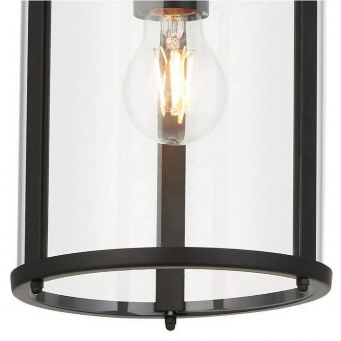 Aveline hanglamp van helder glas met metalen frame HL4039