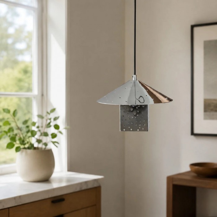Bauhaus holle enkele hanglamp HL3689
