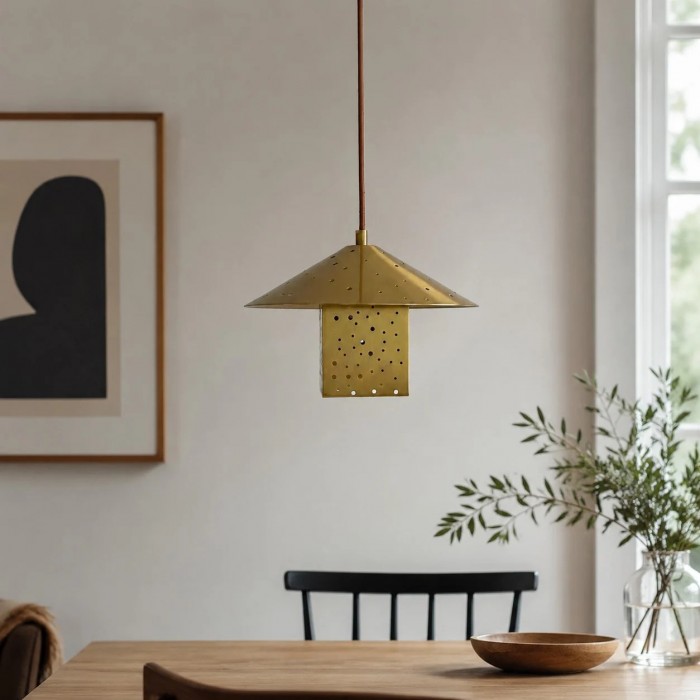 Bauhaus holle enkele hanglamp HL3689