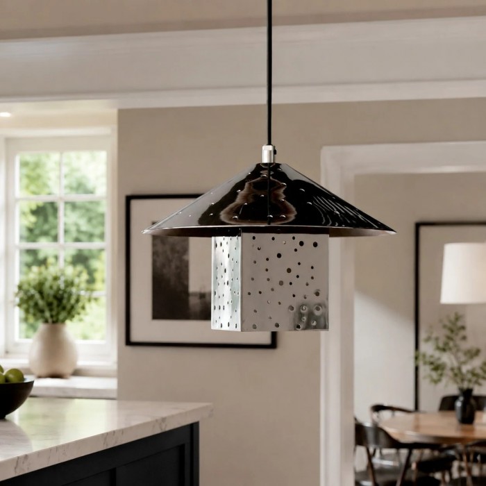 Bauhaus holle enkele hanglamp HL3689