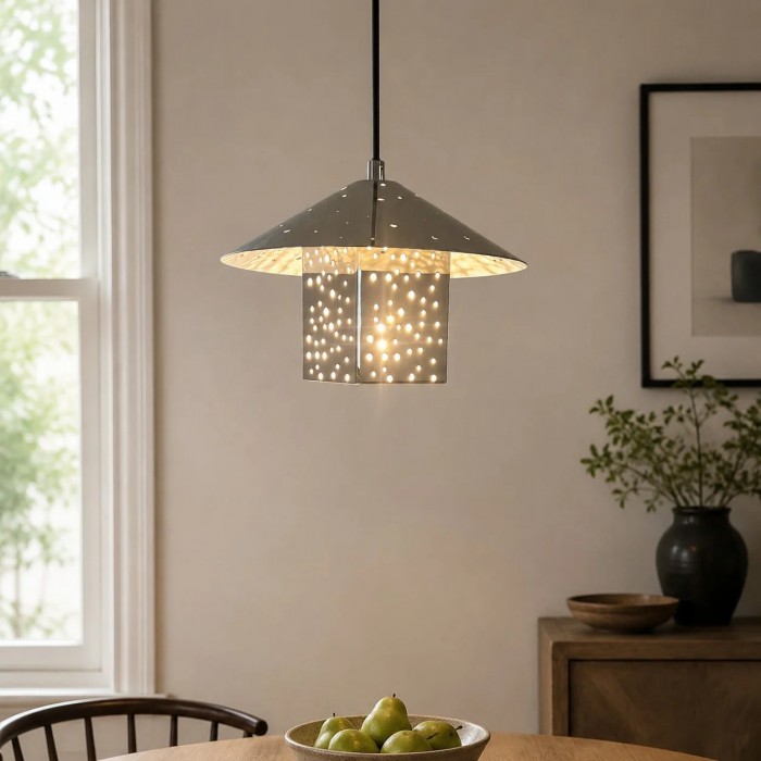 Bauhaus holle enkele hanglamp HL3689