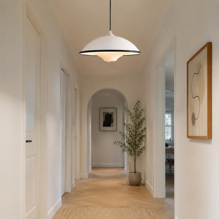 Bauhaus UFO acryl hanglamp voor eetkamers HL3747