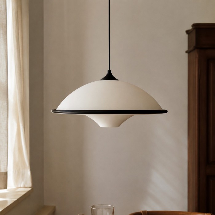 Bauhaus UFO acryl hanglamp voor eetkamers HL3747