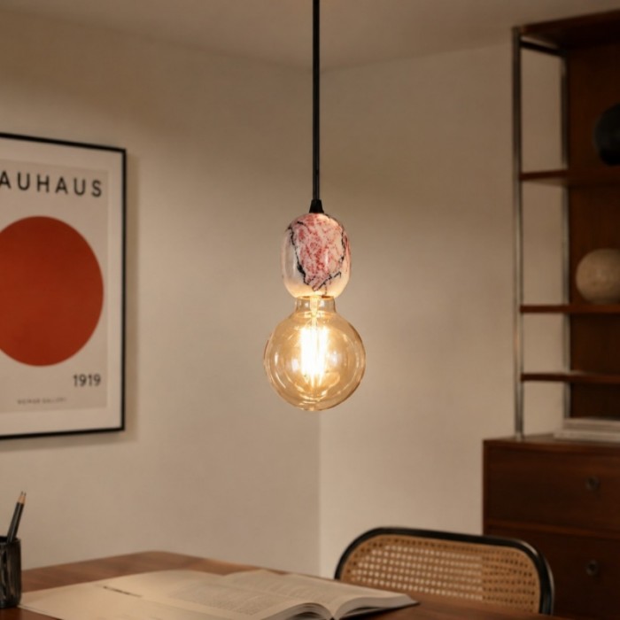 Bulgari paarse marmeren hanglamp HL3864