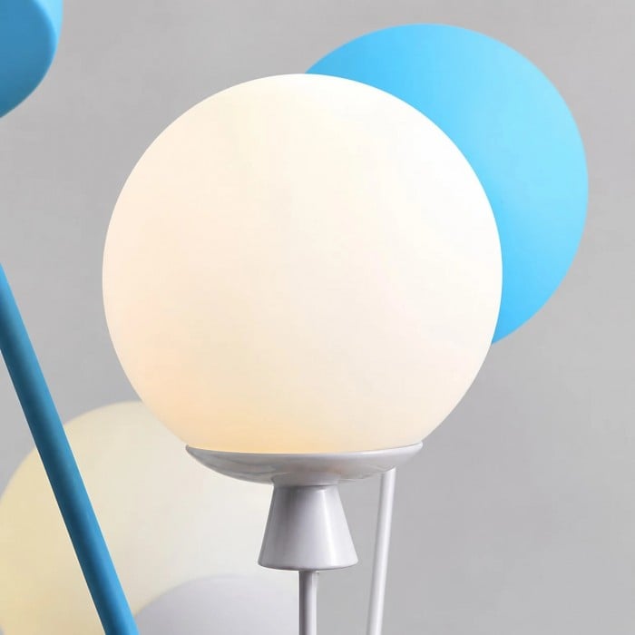 Suspension lumineuse LED colorée en forme de maison de ballons pour chambres d'enfants HL3738