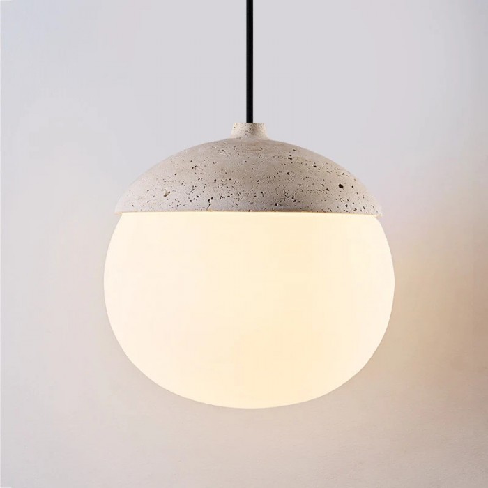 Kremowa lampa wisząca Wabi-Sabi Vintage HL4006
