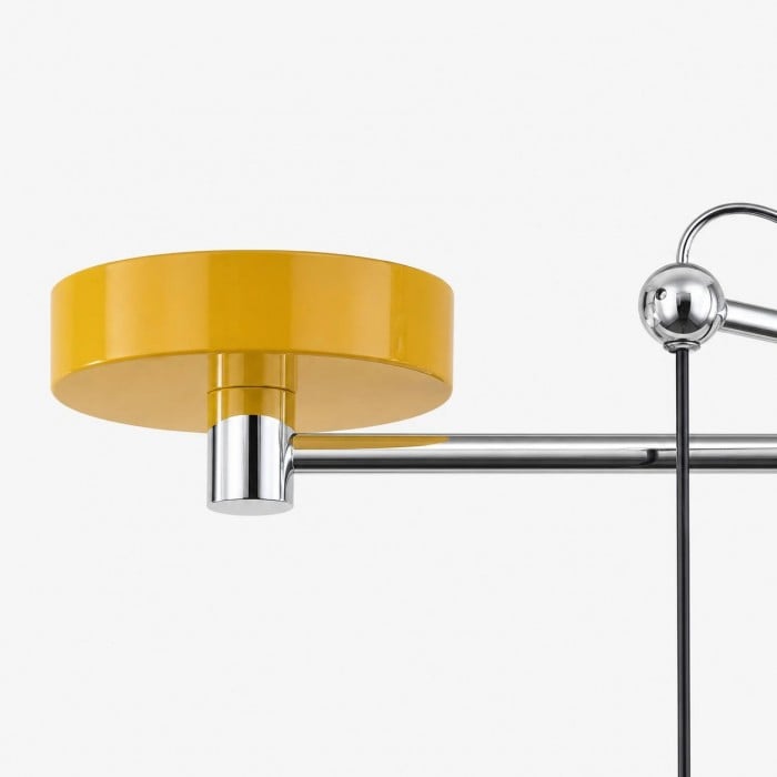 Lampa wisząca z metalu dopaminowego HL4027