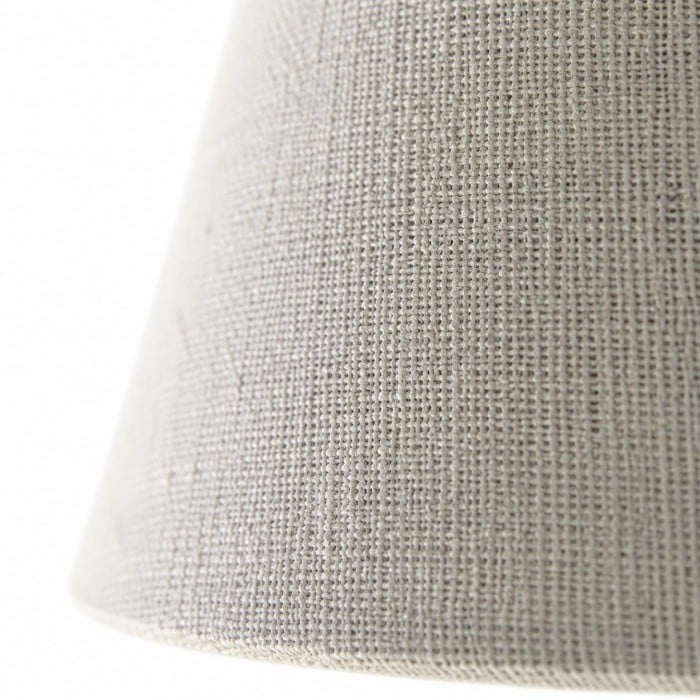 Hanglamp met vintage stoffen kap en dakrandafwerking HL3795