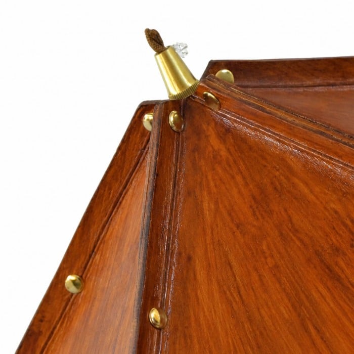 Hanglamp van gevouwen leer HL3825