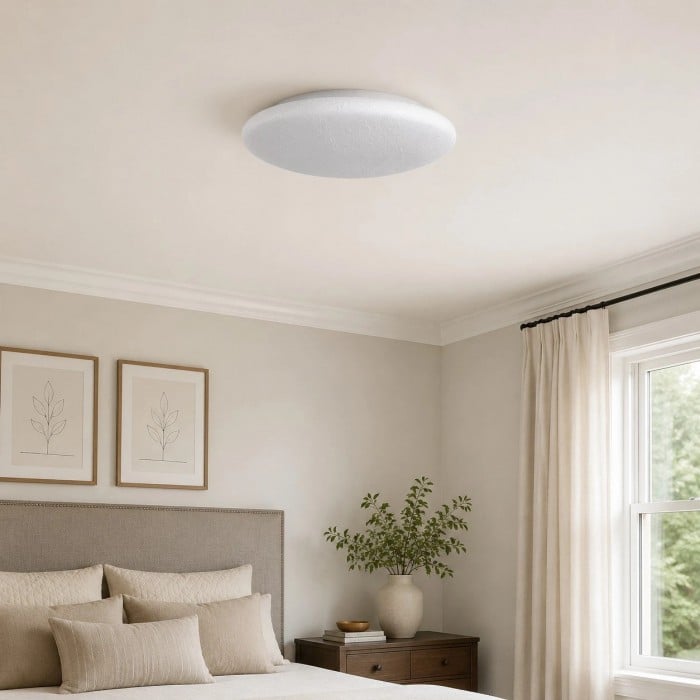 Ronde LED-plafondlamp in Franse crèmekleur HL3977