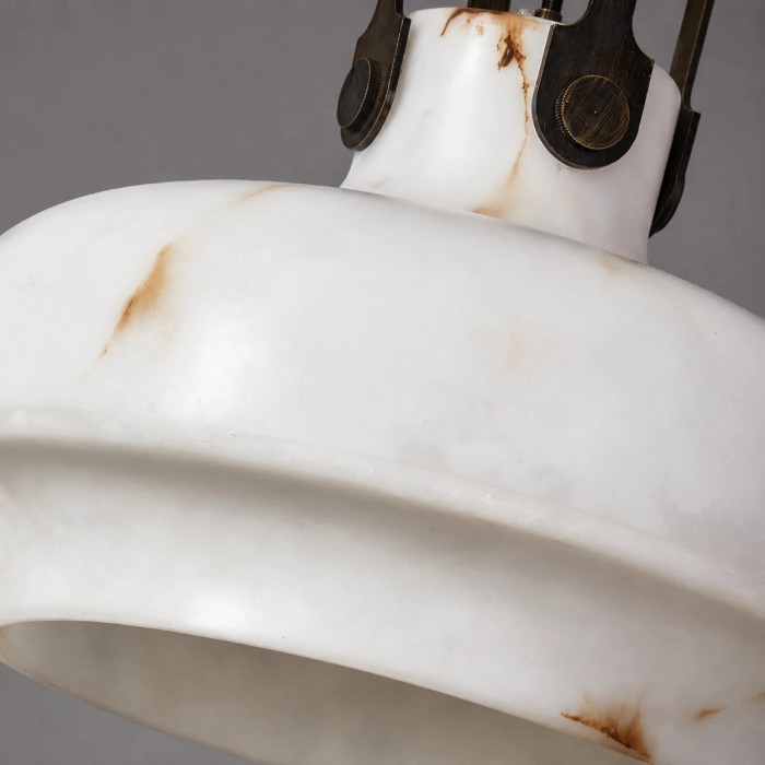 Francuska lampa wisząca w stylu vintage z imitacji marmuru HL4019
