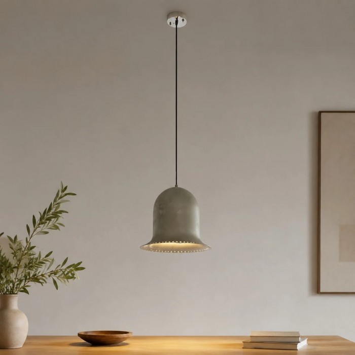 Hand-Aged Rust Wabi-Sabi Pendant Light HL4043