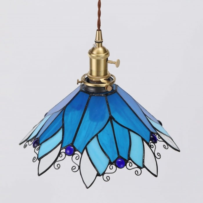 Handcrafted Stained Glass Pendant Light HL3642