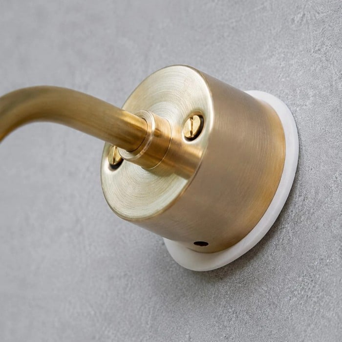 Aplique de pared japonés Wabi-Sabi de latón HL3970