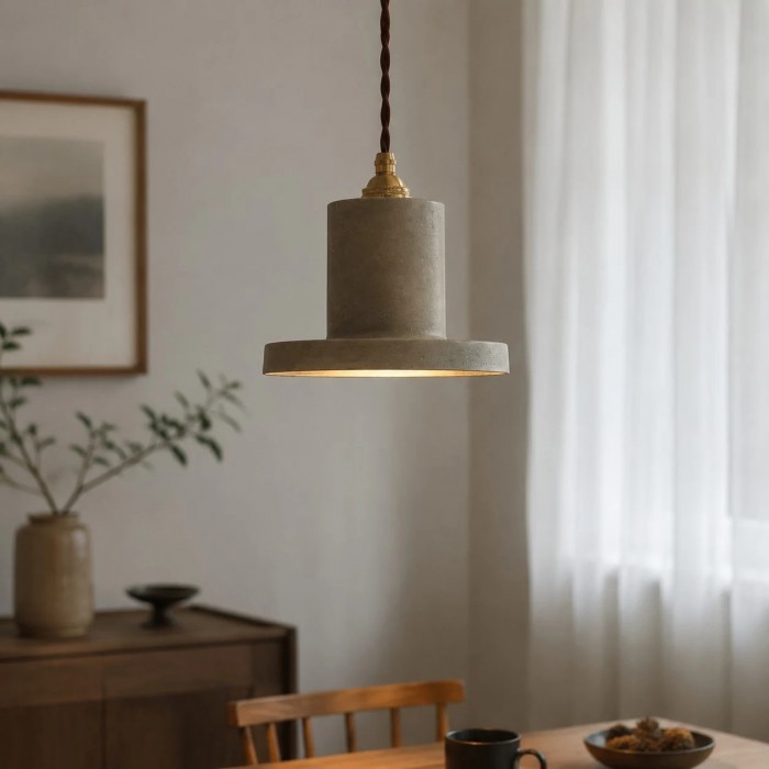 Japanse Wabi-Sabi hanglamp, 18 cm vintage plafondlamp voor eetkamer, bar, café, slaapkamer en theekamer HL3895
