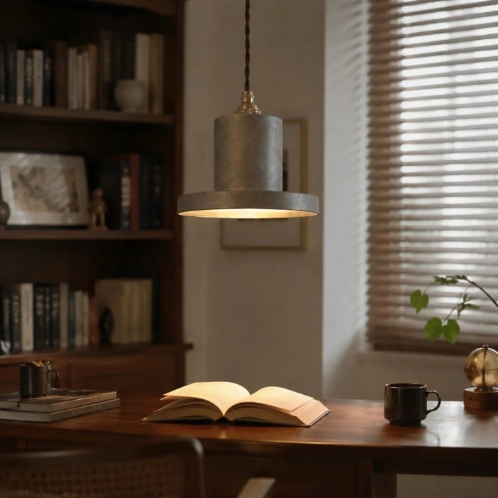 Japanse Wabi-Sabi hanglamp, 18 cm vintage plafondlamp voor eetkamer, bar, café, slaapkamer en theekamer HL3895