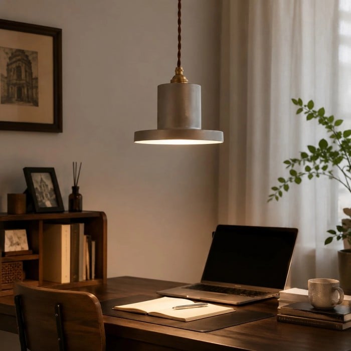 Japanse Wabi-Sabi hanglamp, 18 cm vintage plafondlamp voor eetkamer, bar, café, slaapkamer en theekamer HL3895