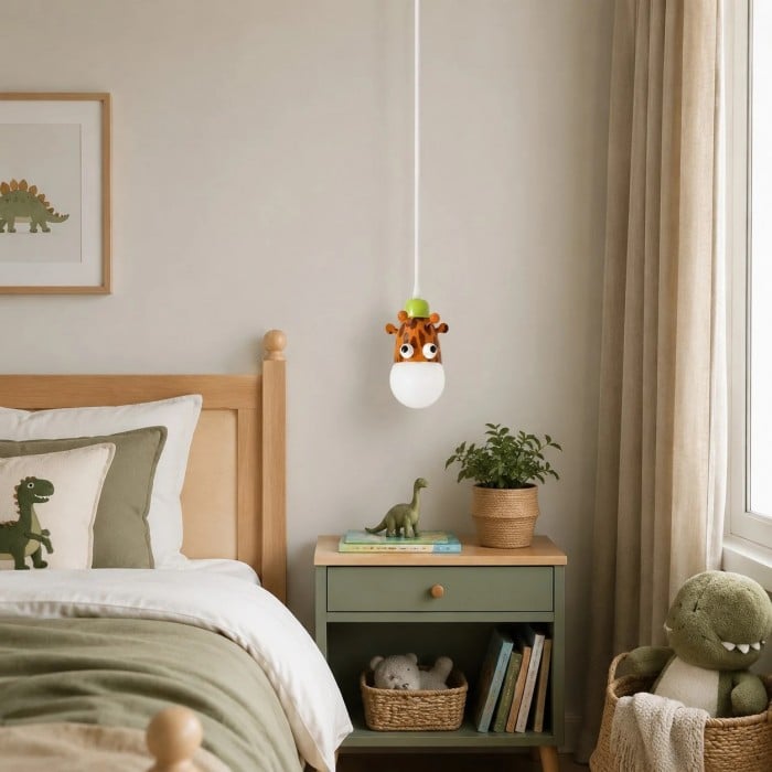 Suspension lumineuse pour enfants en forme d'animaux HL3876