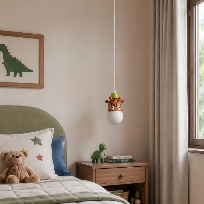 Suspension lumineuse pour enfants en forme d'animaux HL3876