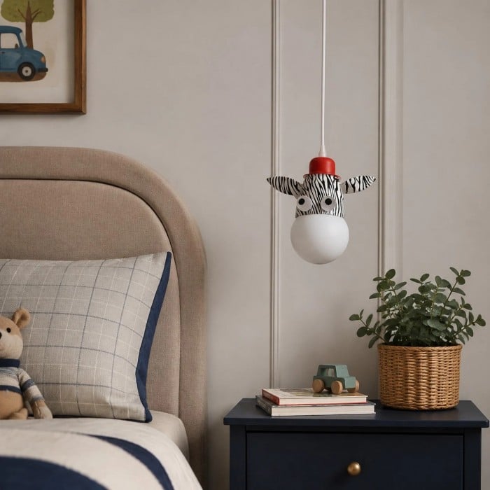 Suspension lumineuse pour enfants en forme d'animaux HL3876