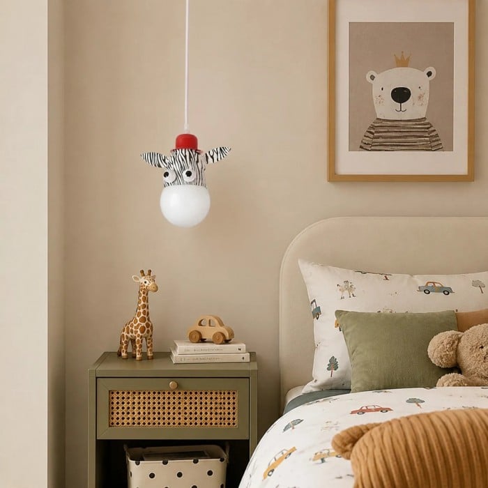 Suspension lumineuse pour enfants en forme d'animaux HL3876