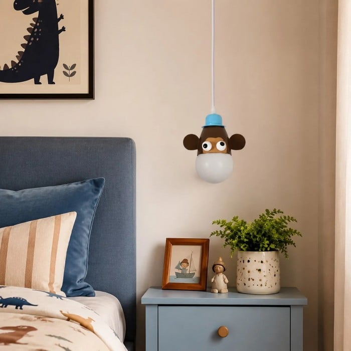 Suspension lumineuse pour enfants en forme d'animaux HL3876