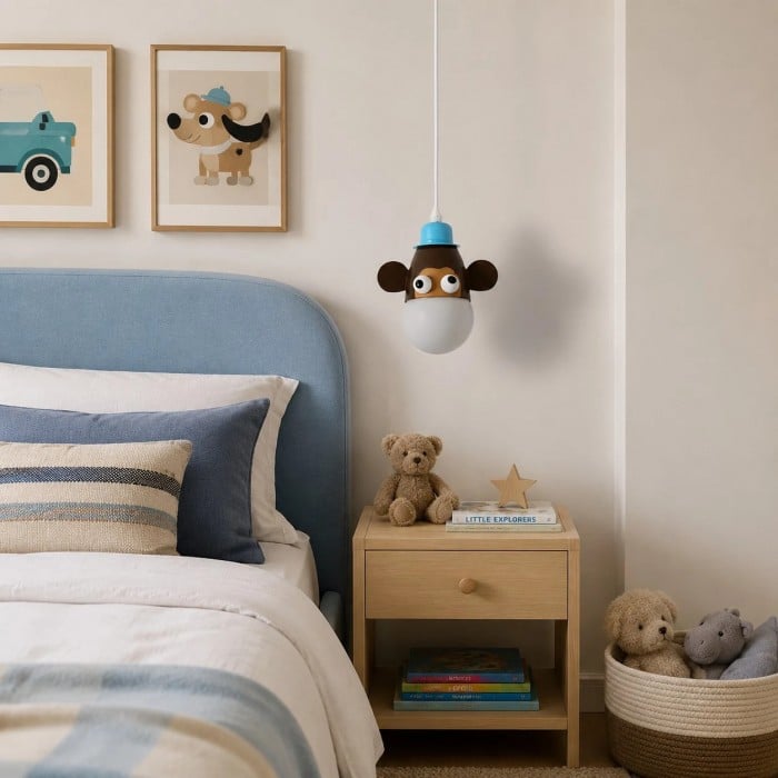 Suspension lumineuse pour enfants en forme d'animaux HL3876