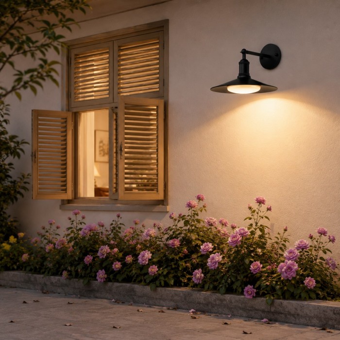 Lámpara de pared exterior ajustable Leviaxa HL3658