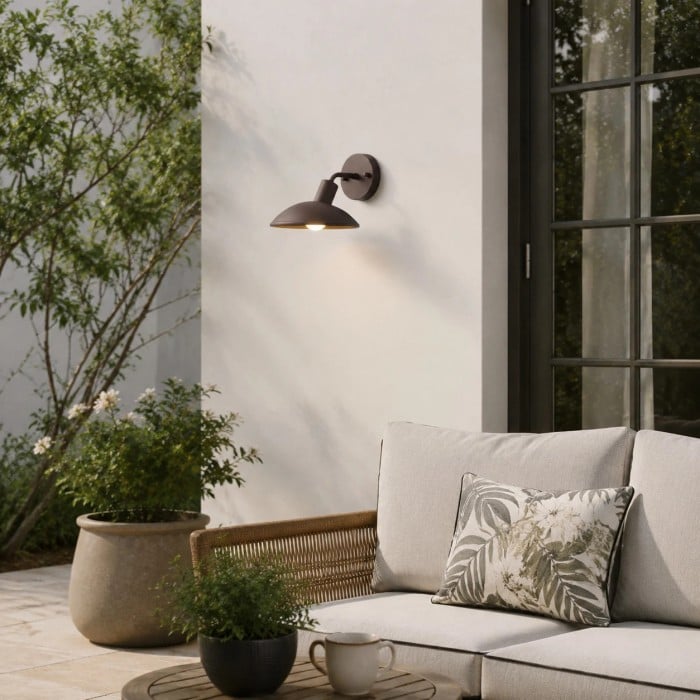 Leviaxa Zewnętrzna metalowa lampa ścienna HL3735