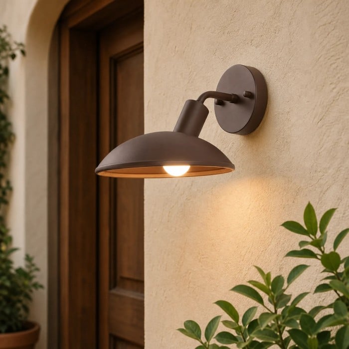 Leviaxa Zewnętrzna metalowa lampa ścienna HL3735