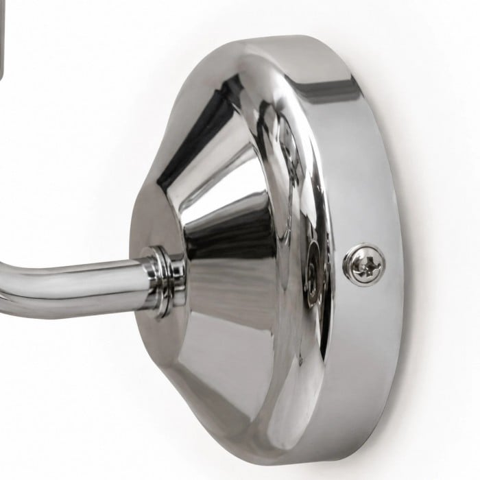 Metal And Glass Wall Sconce HL4032