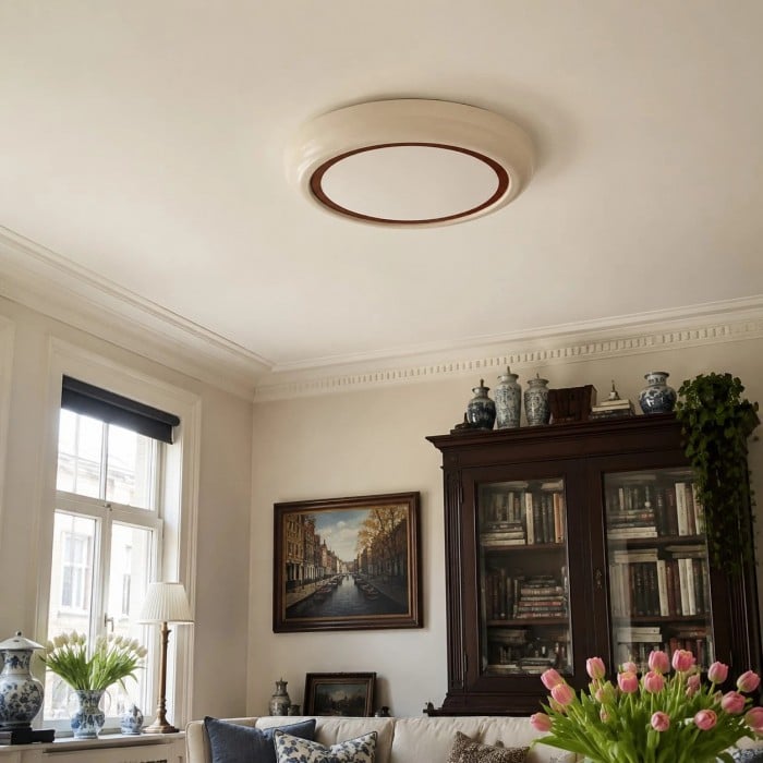 Milky White Orange Red LED Ceiling Lamp HL3745