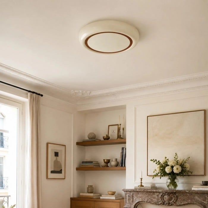 Milky White Orange Red LED Ceiling Lamp HL3745