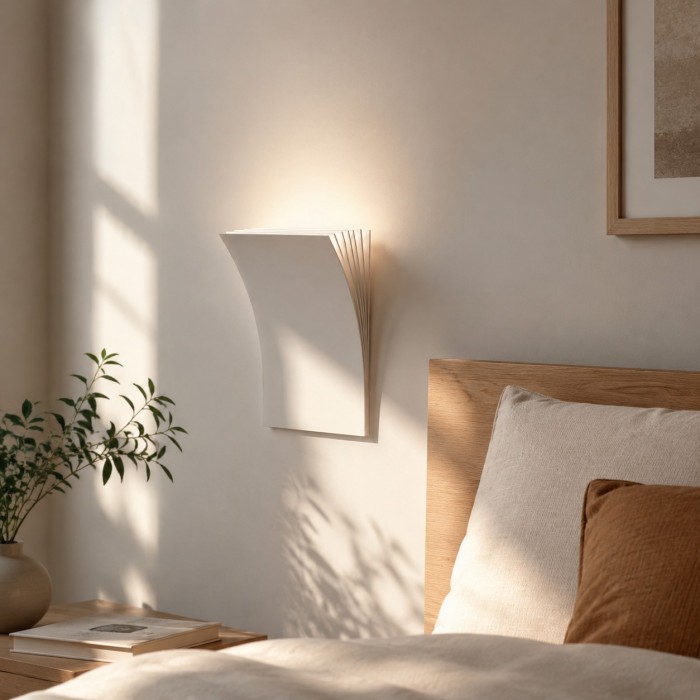 Minimalist Curved LED Wall Sconce for Hallway or Bedroom HL3847
