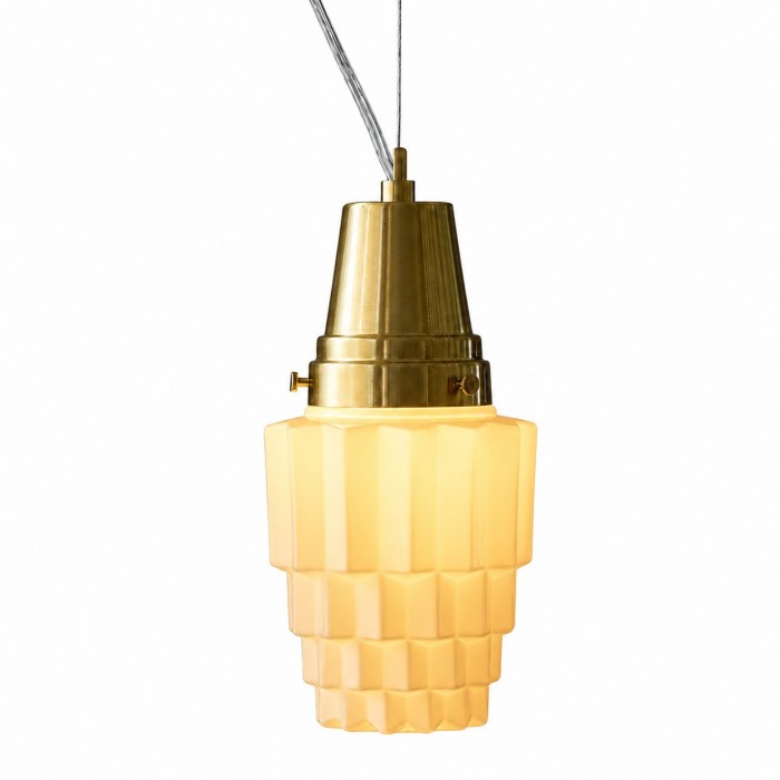 Moderne hanglamp van melkglas voor de eetkamer HL3669