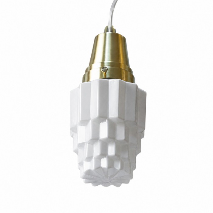 Moderne hanglamp van melkglas voor de eetkamer HL3669