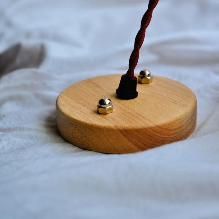 Natuurlijke handgemaakte papieren hanglamp HL3708