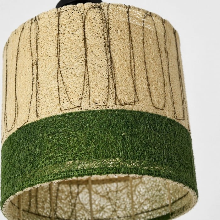 Hanglampenkap van natuurlijke loofahvezels HL3907