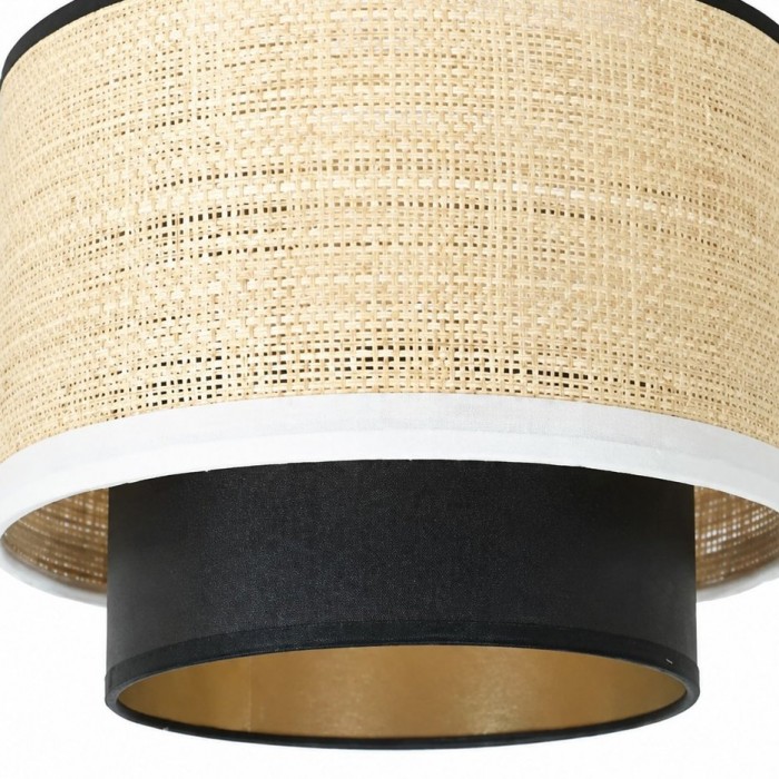 Natural Wabi Sabi Raffia Grass Pendant Light for Dining Room HL3663