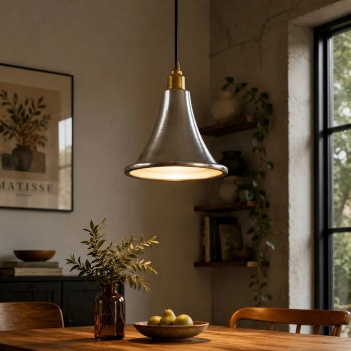 Lámpara colgante nórdica Art Déco de hierro HL3839