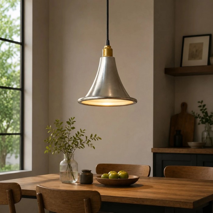 Lámpara colgante nórdica Art Déco de hierro HL3839