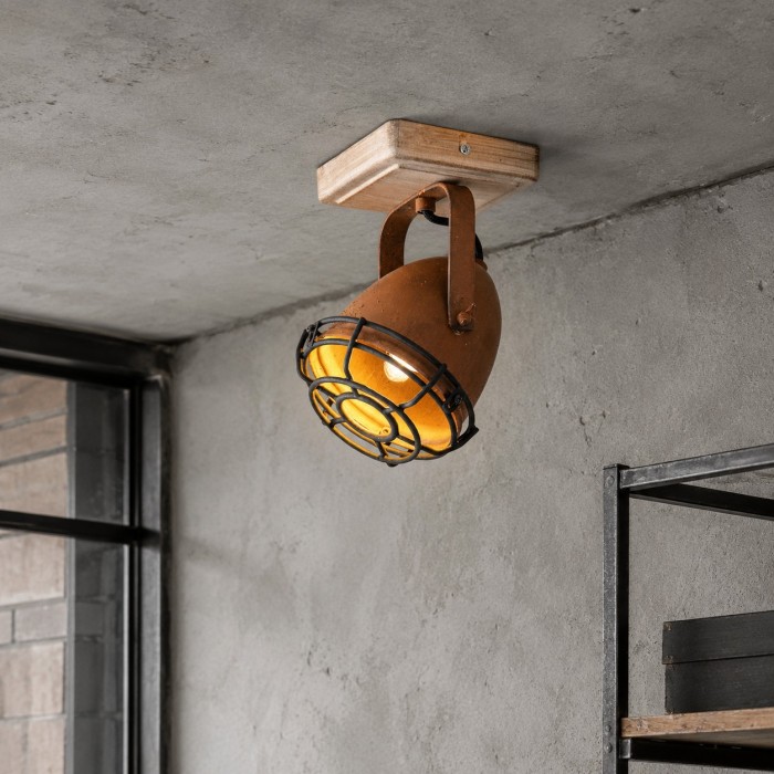Rust Industrial GU10 plafondspot HL4016