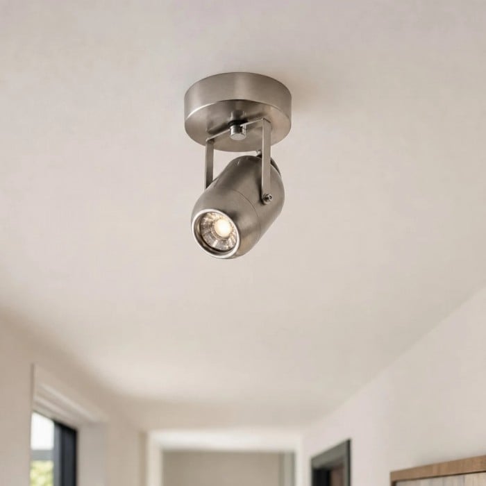 Verstelbare LED-wandlamp in zandkleurige nikkelkleur voor hal, slaapkamer en kaptafel HL3624