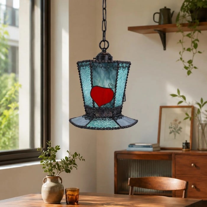 Storybook Stained Glass Pendant Light HL3742