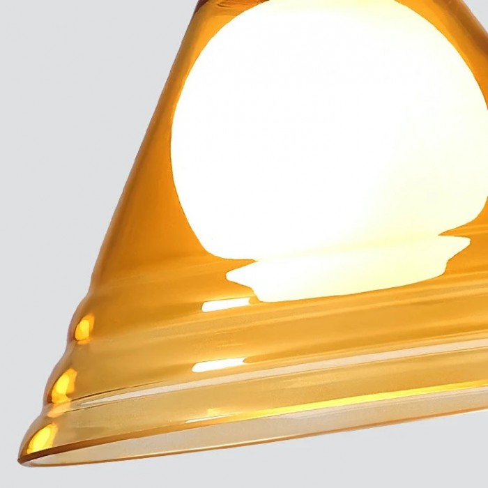 Lampa wisząca Sunset Amber Glass HL4033