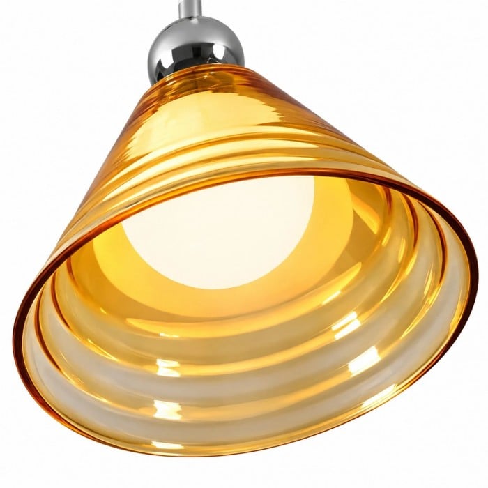 Lampa wisząca Sunset Amber Glass HL4033