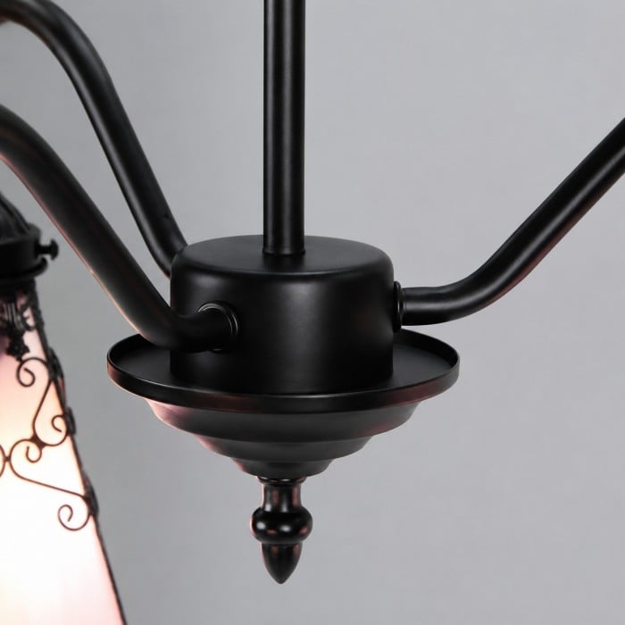 Tiffany-Stil 3-flammiger Glas-Pendelleuchter HL3634